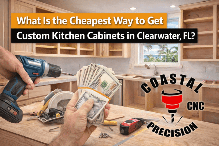 What Is the Cheapest Way to Get Custom Kitchen Cabinets in Clearwater, FL?